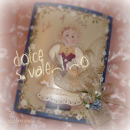 Scatola in country painting di Caterina Calabrese