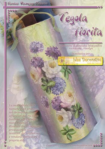 tegola materica con rose